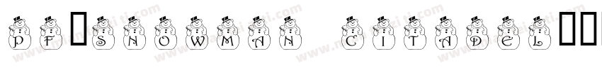 pf_snowman citadel字体转换